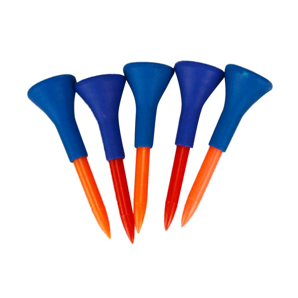 5 pieces of professional golf tees golf accessories, random color, 54mm / 2.1