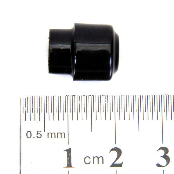 3x 5Pcs Black Plastic  Switch Tip Guitar Knob Barrel Type