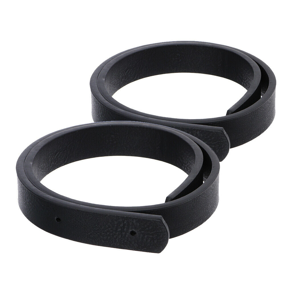 Pack of 2pcs Women Black Bag Strap Belt Shoulder Bag Replacement Belt Handle