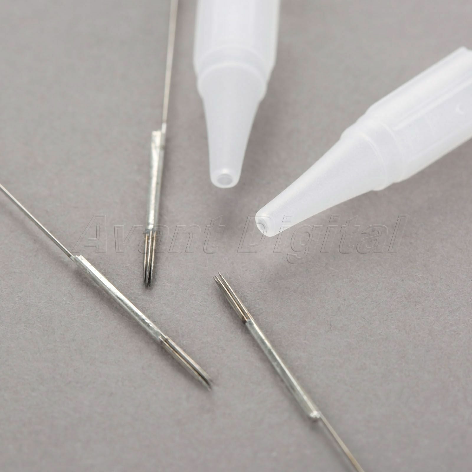 Professional 50pcs 5R Eyebrow Tattoo Needles w/ 50pcs Mouth 5R Tattoo Needle Tip