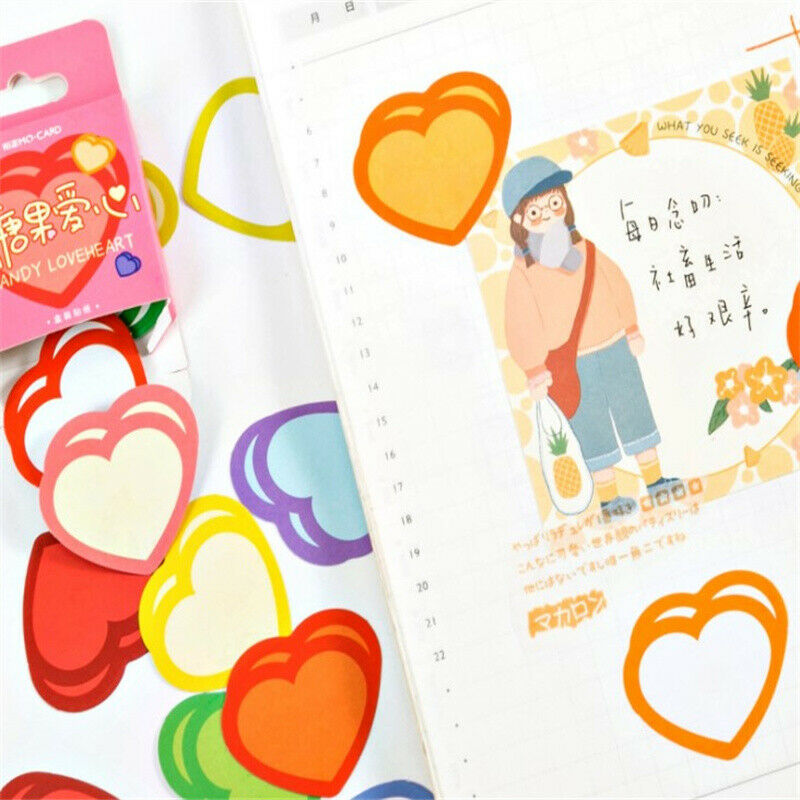 45 pcs/box Candy Love Series Decor Stationery Planner Stickers Scrapbooki.l8