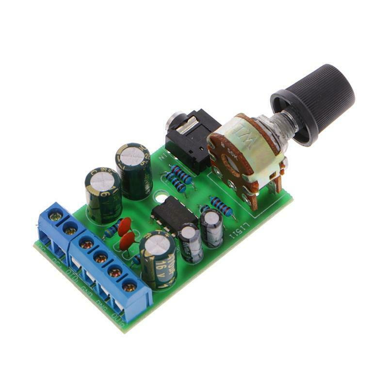 DC 1.8-12V TDA2822M 2.0 Channel Stereo Mini AUX Audio Amplifier Board Module AMP