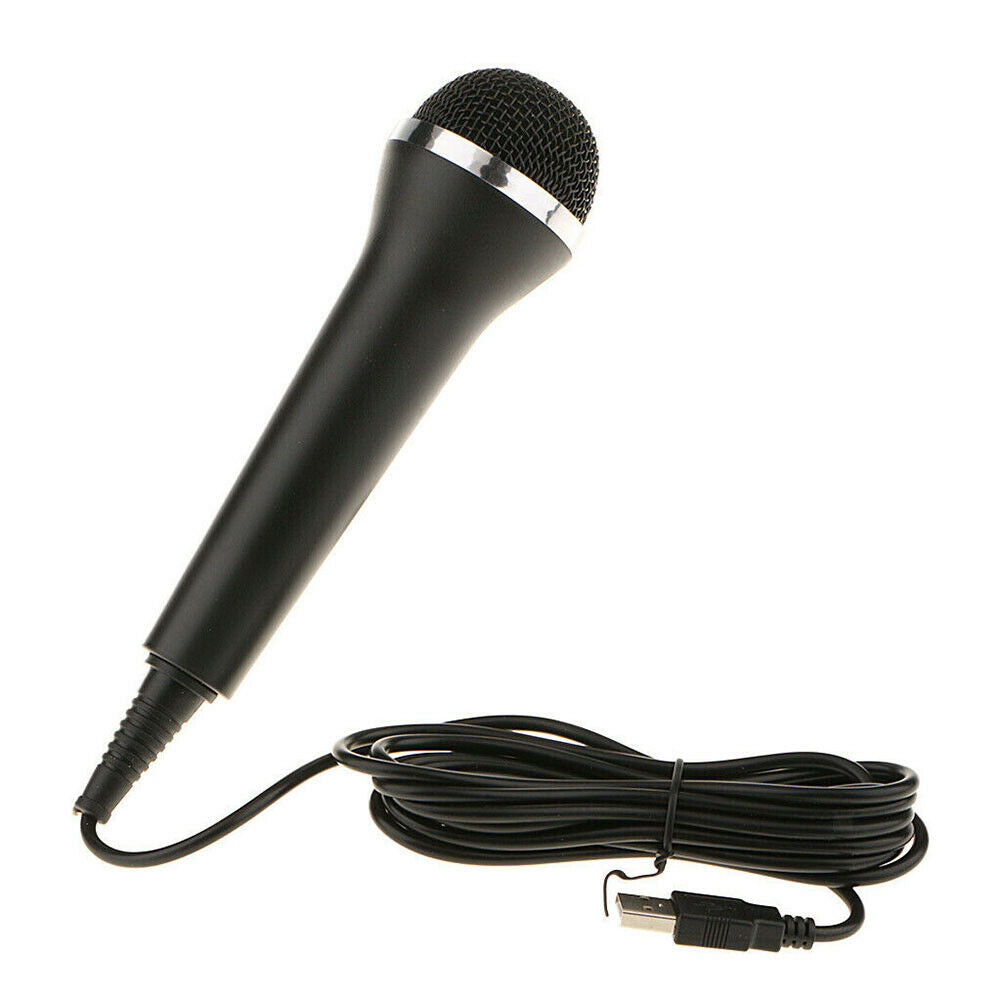 USB Wired Microphone Karaoke Mic for PlayStation 4 PS4 Switch Wii Xbox PC