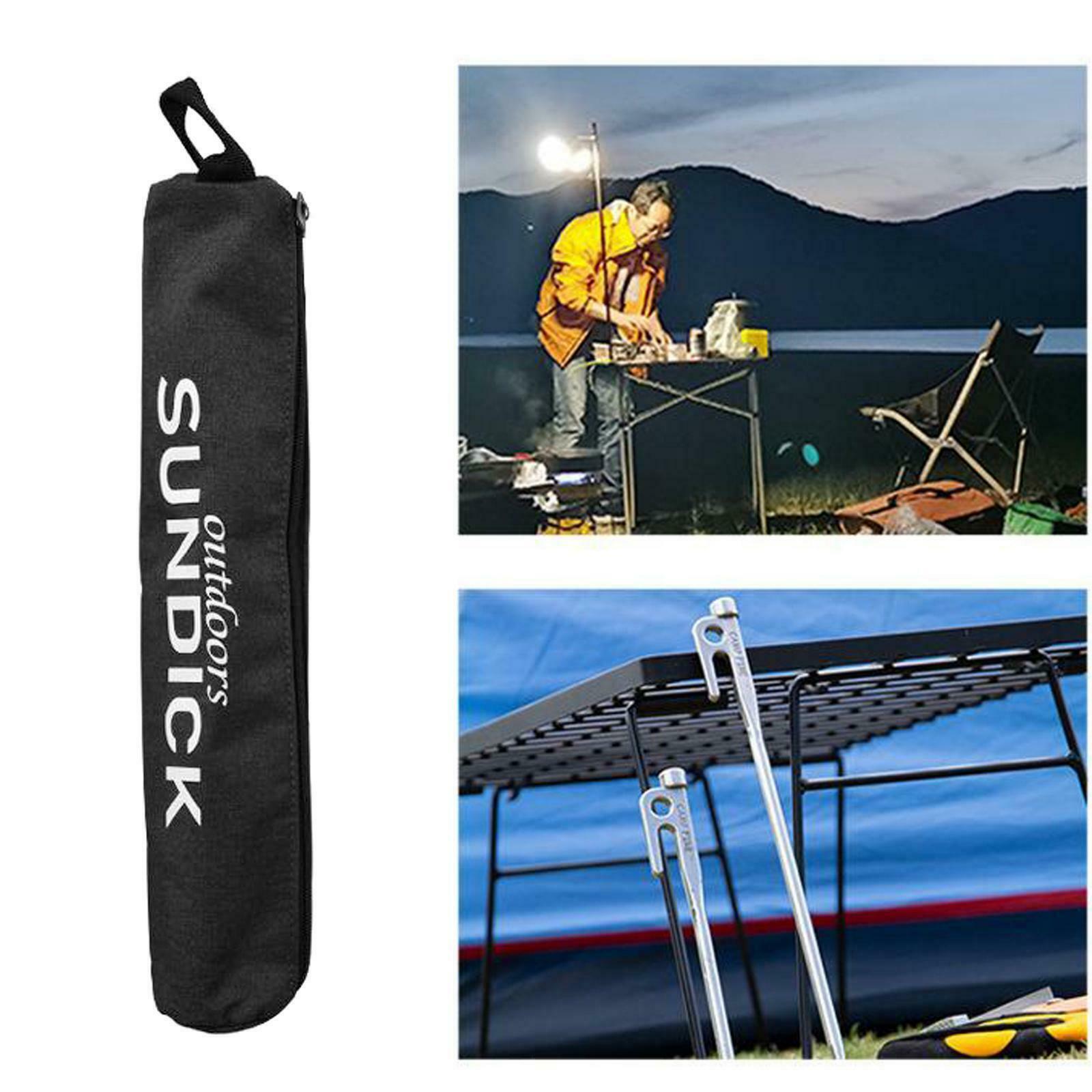 Waterproof   Tent   Peg   Nail   Holder   Stake   Storage   Zipper   Bag