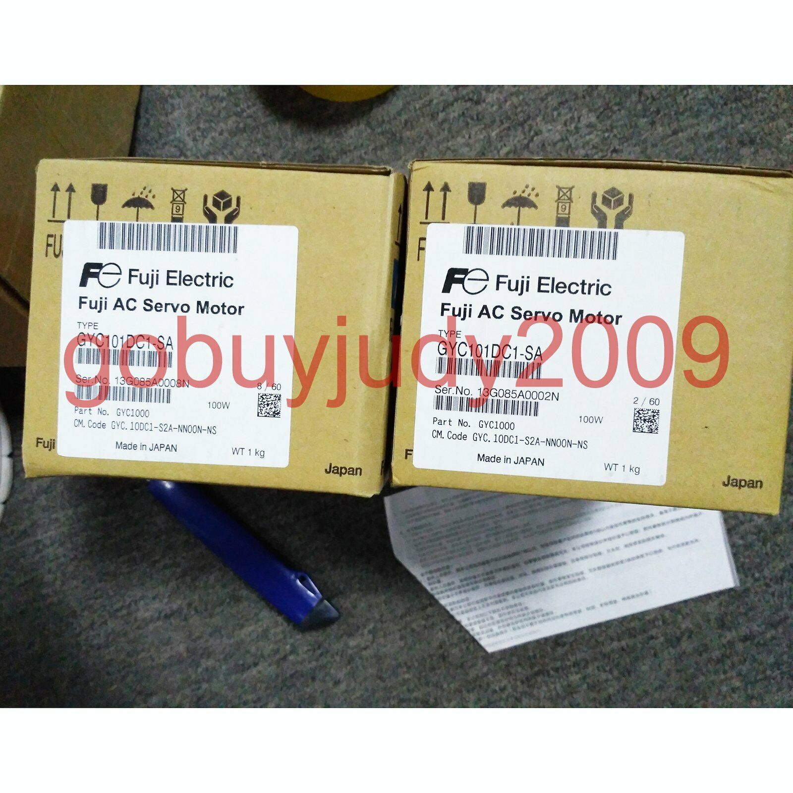 1PC Brand New Fuji GYC101DC1-SA Servo Motors one year warranty DHL fast delivery