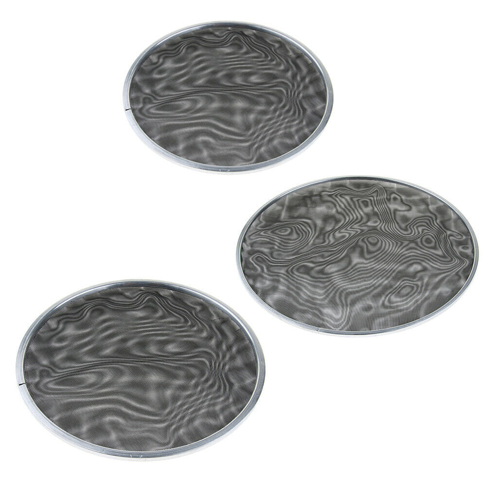3 X Black 2ply Drum Head Drum Skin Bass Drum Set Kit Percussion 8 10 14 Inch