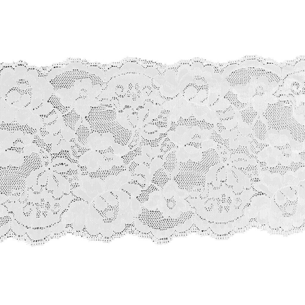 5 Yards 15cm Handmade Patchwork Material Lace Ribbon Sewing Lace Trim White