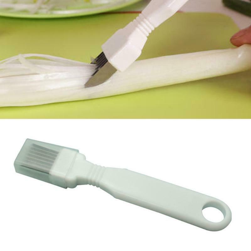 Kitchen Scallion Cutter Stainless Steel Vegetable Slicer Green Onion Shredder