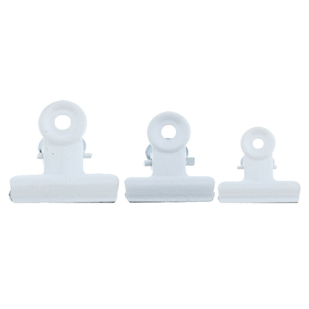 30 Metal Bulldog Clip Grip Clips for Money Bag Letter in