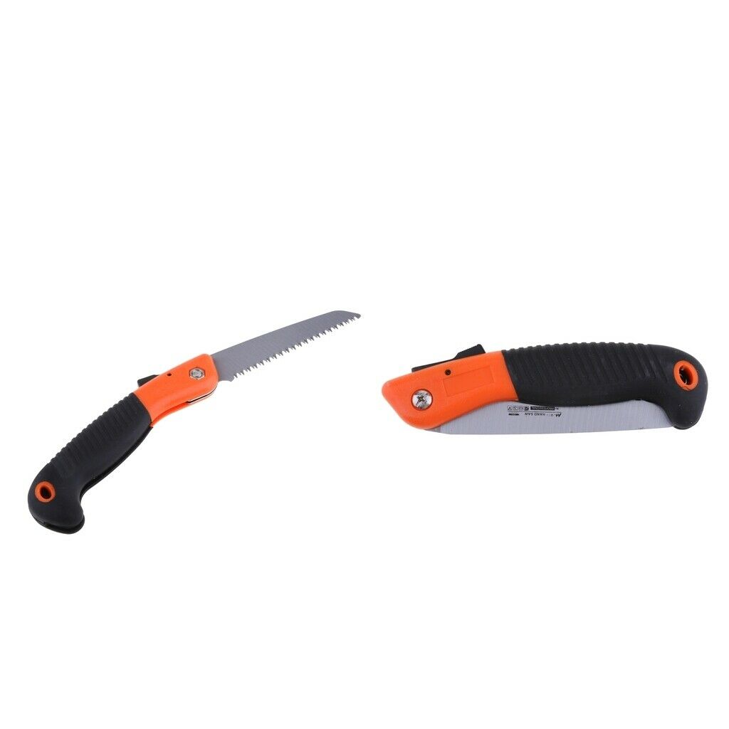 2pc Portable Trimming Hand Saw Fruit Tree Pruning Saw Yard Garden Tool 150mm