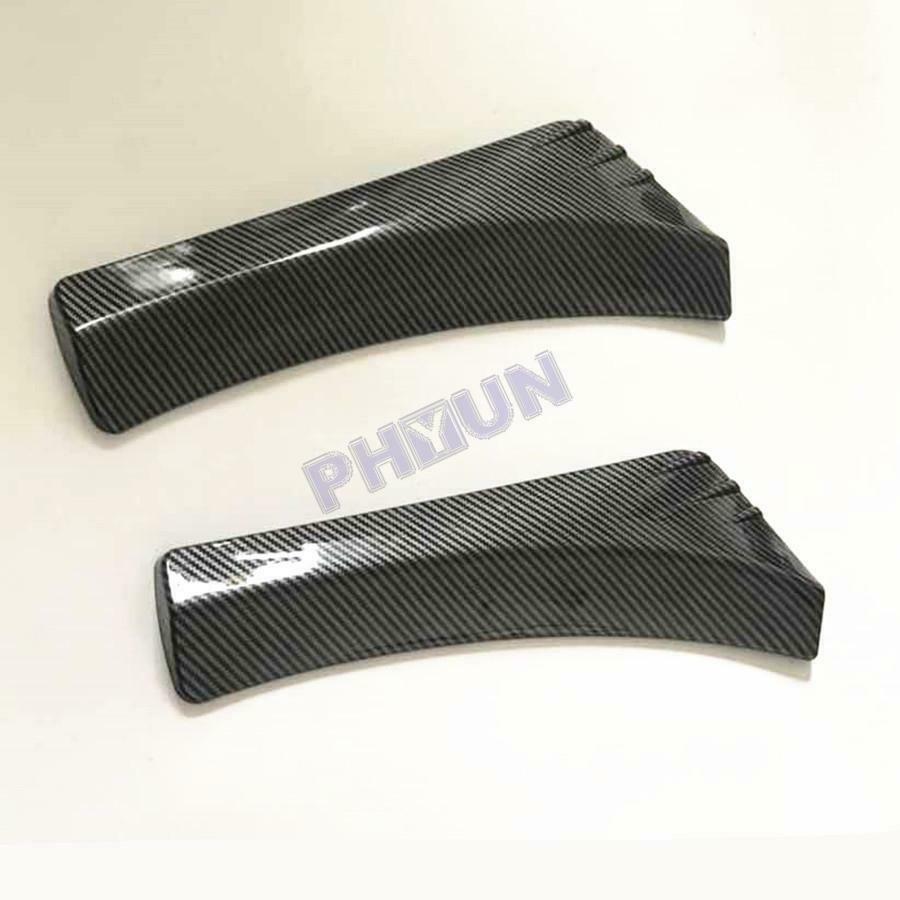 2x Car Rear Bumper Lip Splitter Protector Body Kit Carbon Fiber Look Universal