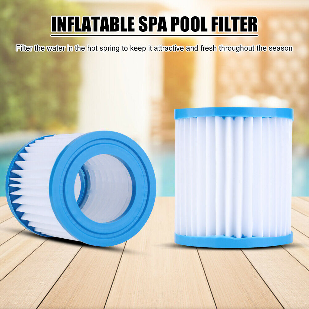 Inflatable Swimming Pool Filter Element Outdoor Hot Tub Replacement Filter @