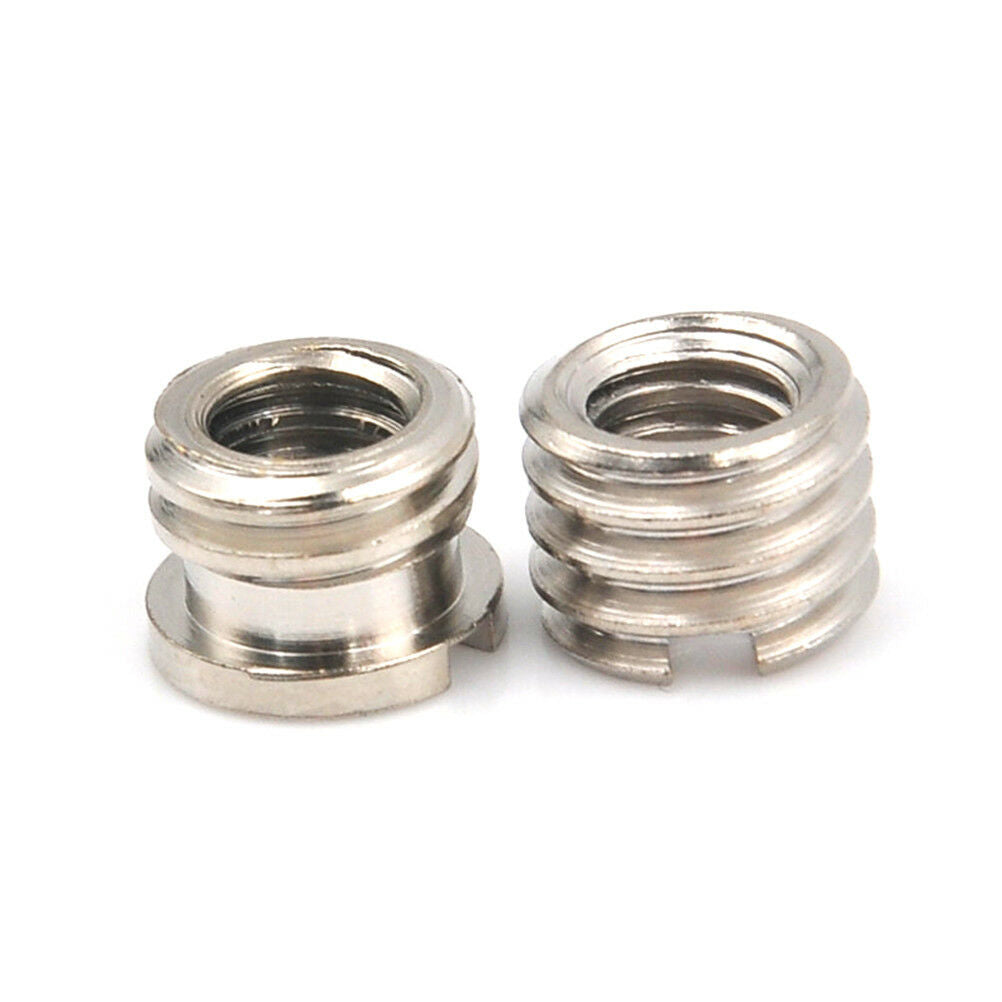 5Pcs 1/4" to 3/8" Convert Screw Adapter For Tripod And Camera Monopod Ball.l8