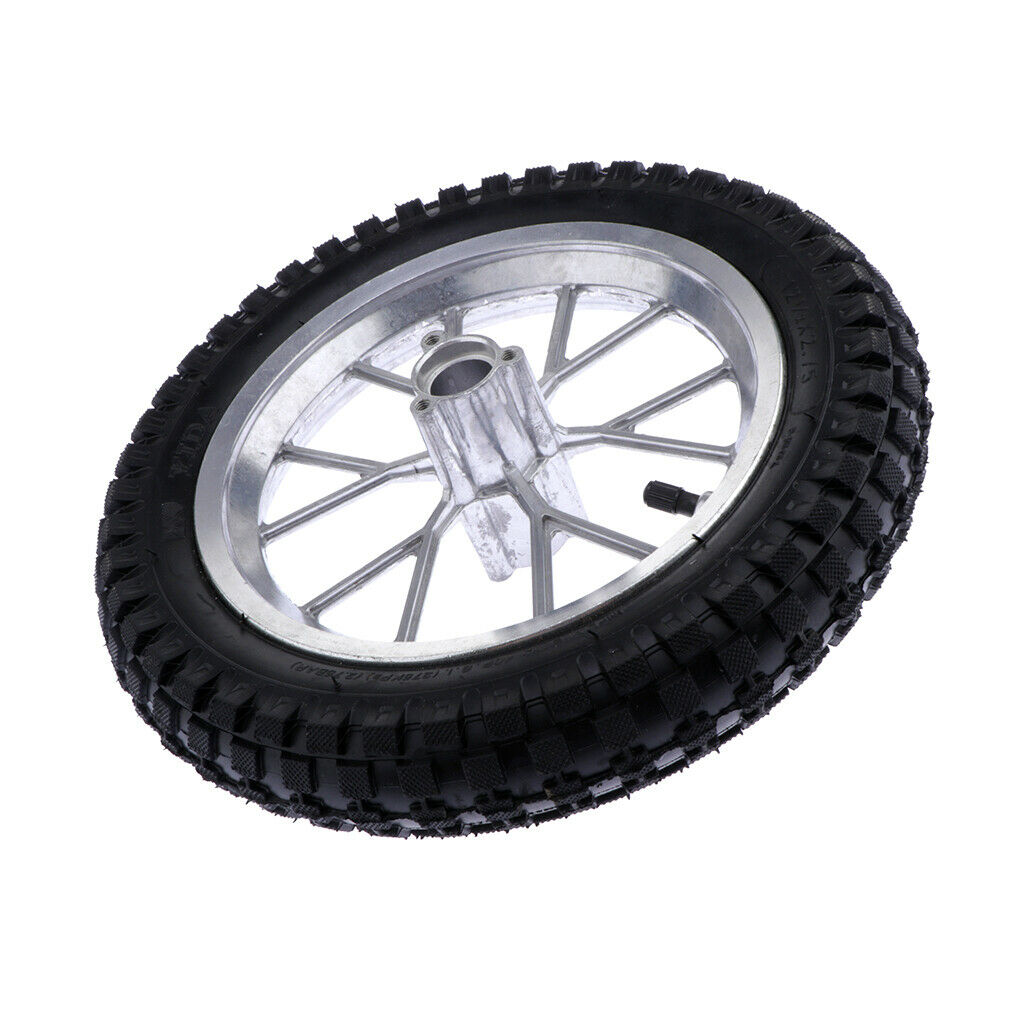 Replacement Rear Wheel Tire with Solid Non-slip Hub for 49cc