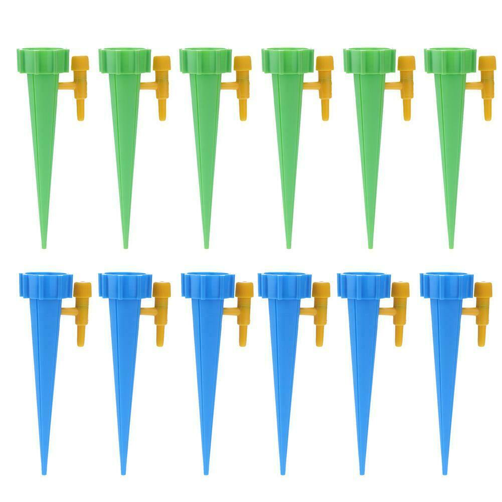 12Pcs Plant Self Watering Spikes Adjustable Automatic Drip Irrigation System