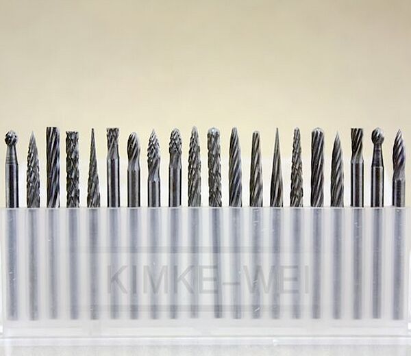 20x 3*3mm Tungsten steel Solid Carbide Burrs For Rotary Tool Drill Bit