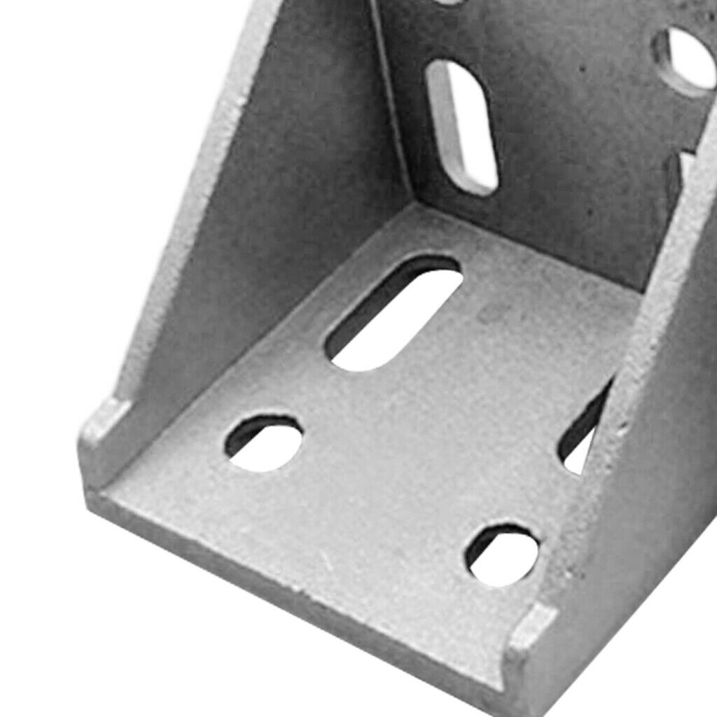 1x 8080 Corner Fitting Angle Aluminum L Connector Bracket Fastener