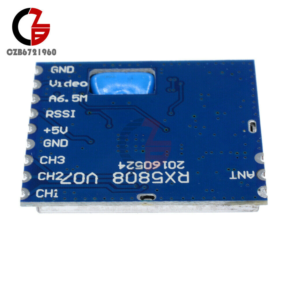 RC FPV 5.8GHz -90dBm 8CH Wireless Audio Video AV Receiving Module For RX5808