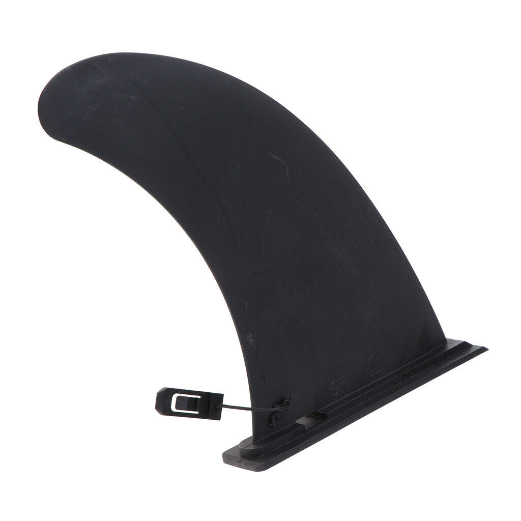 Quick Release Center Fin for Longboard, Surfboard & Paddleboard Black