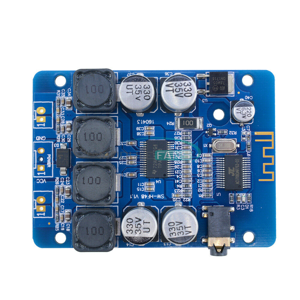 TPA3118 Bluetooth Receiver Stereo Digital Power Amplifier 30W+30W 12v 24v Car MF