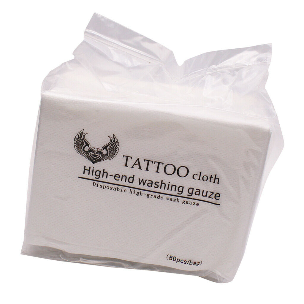 50 Sheets Comfortable Tattoo Cleaning Towels Makeup Remover Cosmetics Wipes