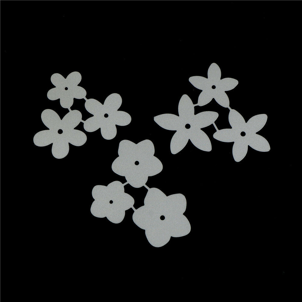 3Pcs Small Flower Design Metal Cutting Die For DIY Scrapbooking Album Pap.l8