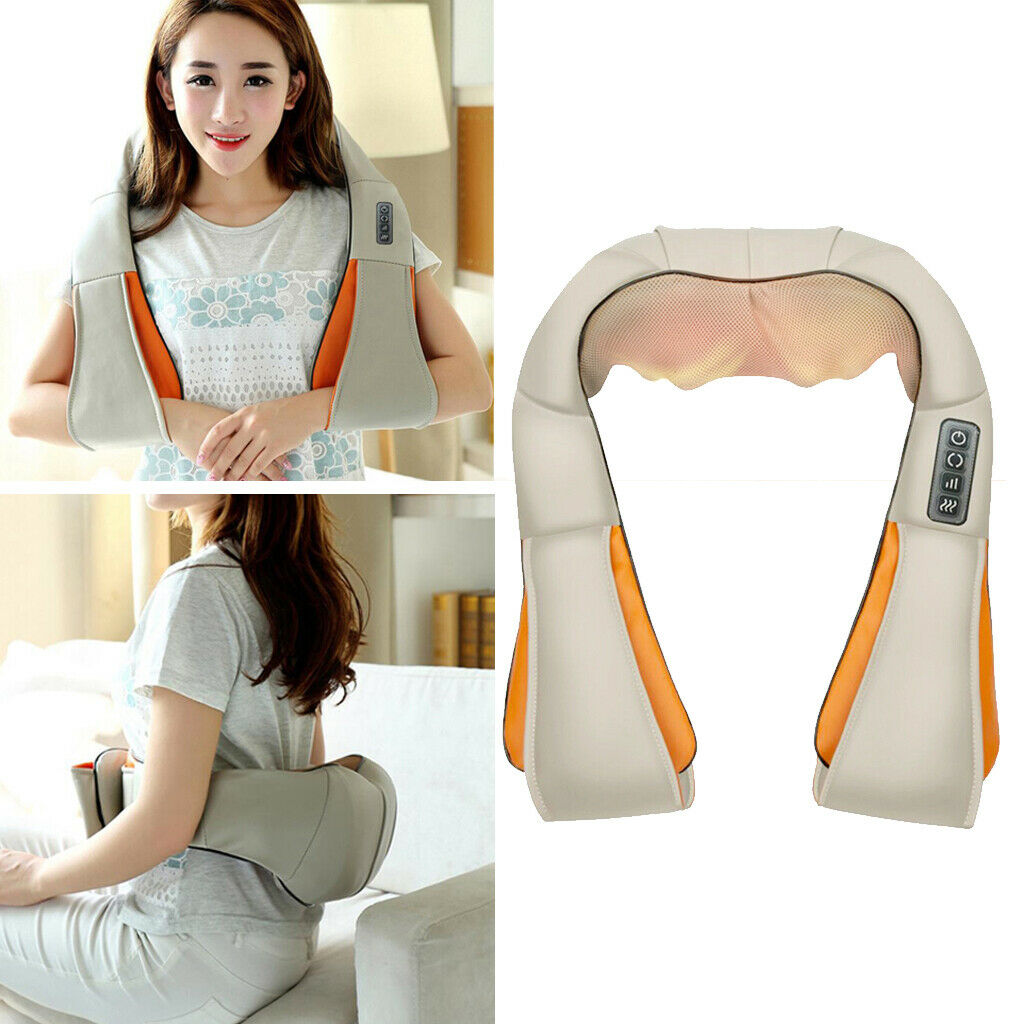 Massagers for Neck Back and Shoulder with Heat Deep Tissue 4D Kneading EU