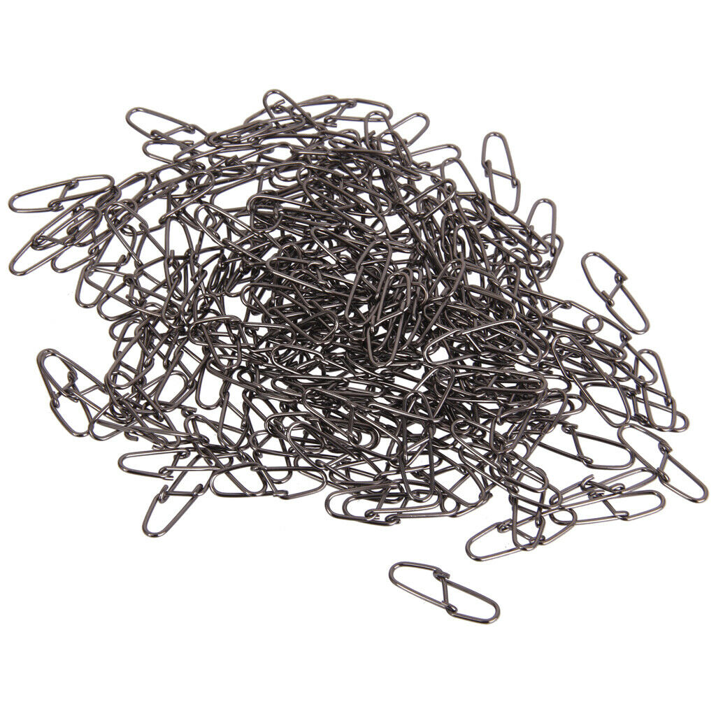 100pcs Stainless Steel Fishing Hook Lure Pin Accessories Connectors