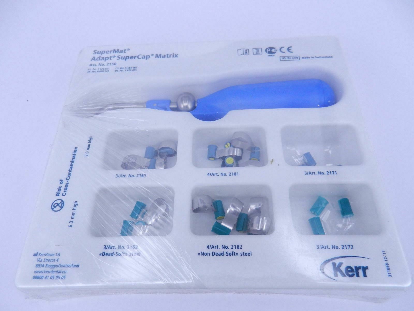 Dental Kerr SuperMat Adapt SuperCap Matrix - No. 2150 - Free  !