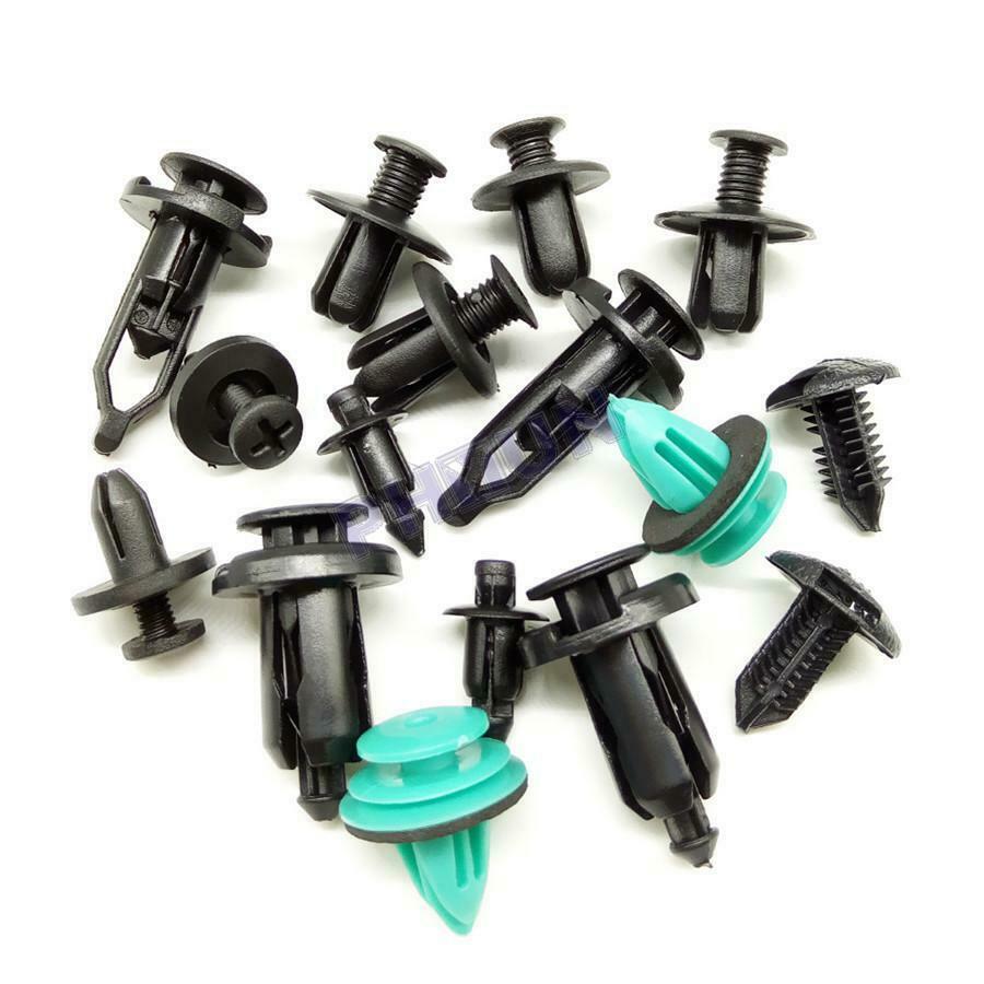 120x Car Door Panels Fastener Clips Set w/ 50Pcs Tie Wrap Universal High Quality