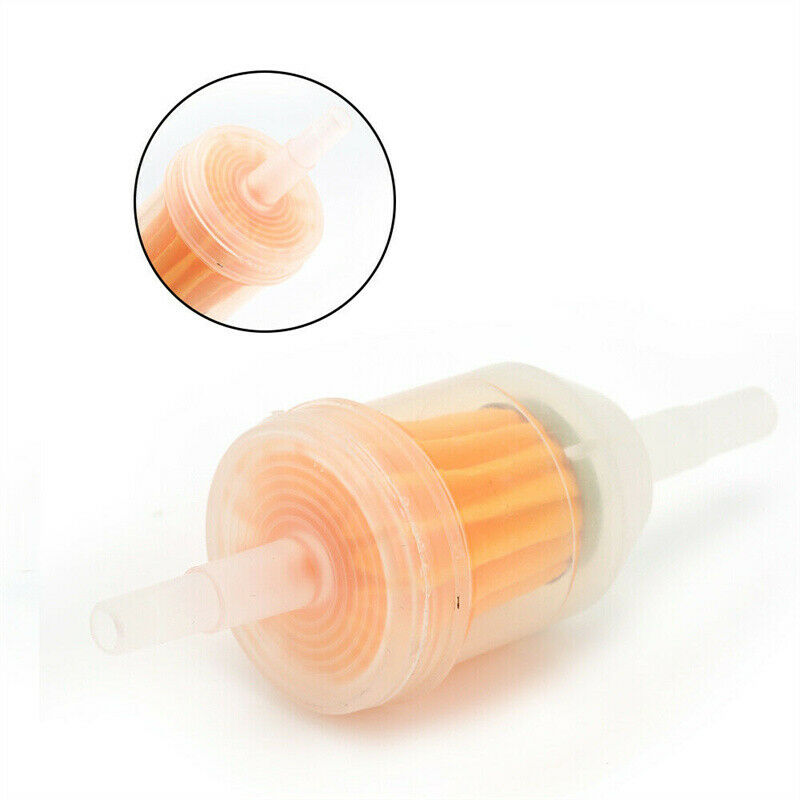10PCS Universal Petrol Inline Fuel Gas Filter Pipe For 6mm/8mm Internal Diameter