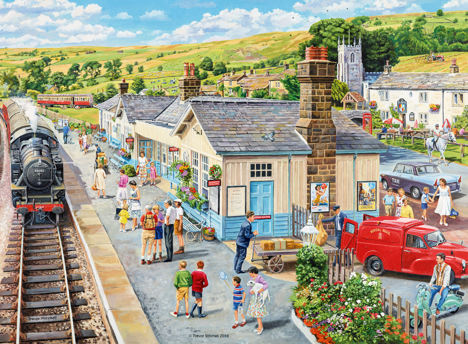 13614 Ravensburger The Country Station Jigsaw Puzzle 100 Pieces Age 10+ Years