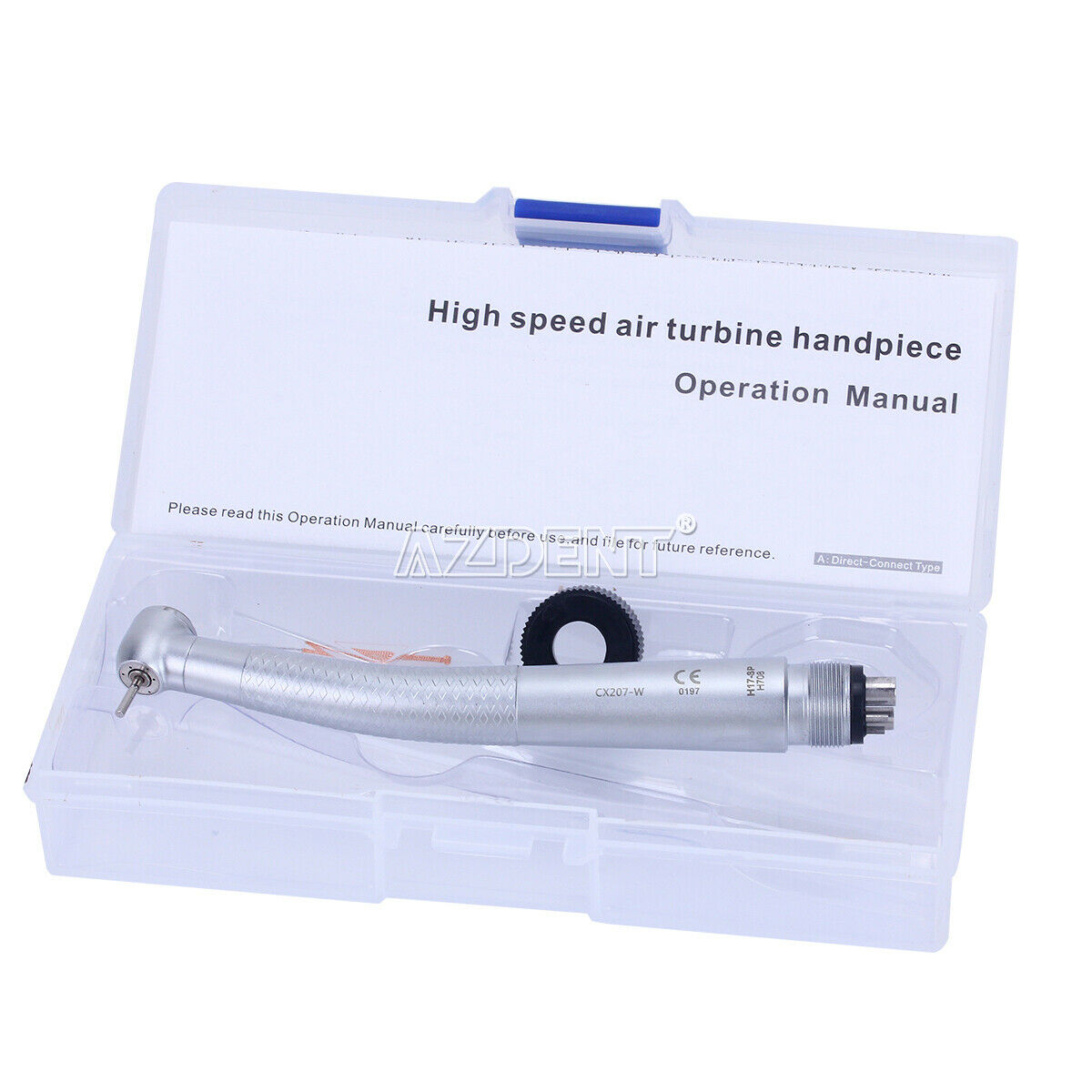 10X COXO Dental 4 Holes High Speed Standard Push Button 3 Water Spray Handpiece