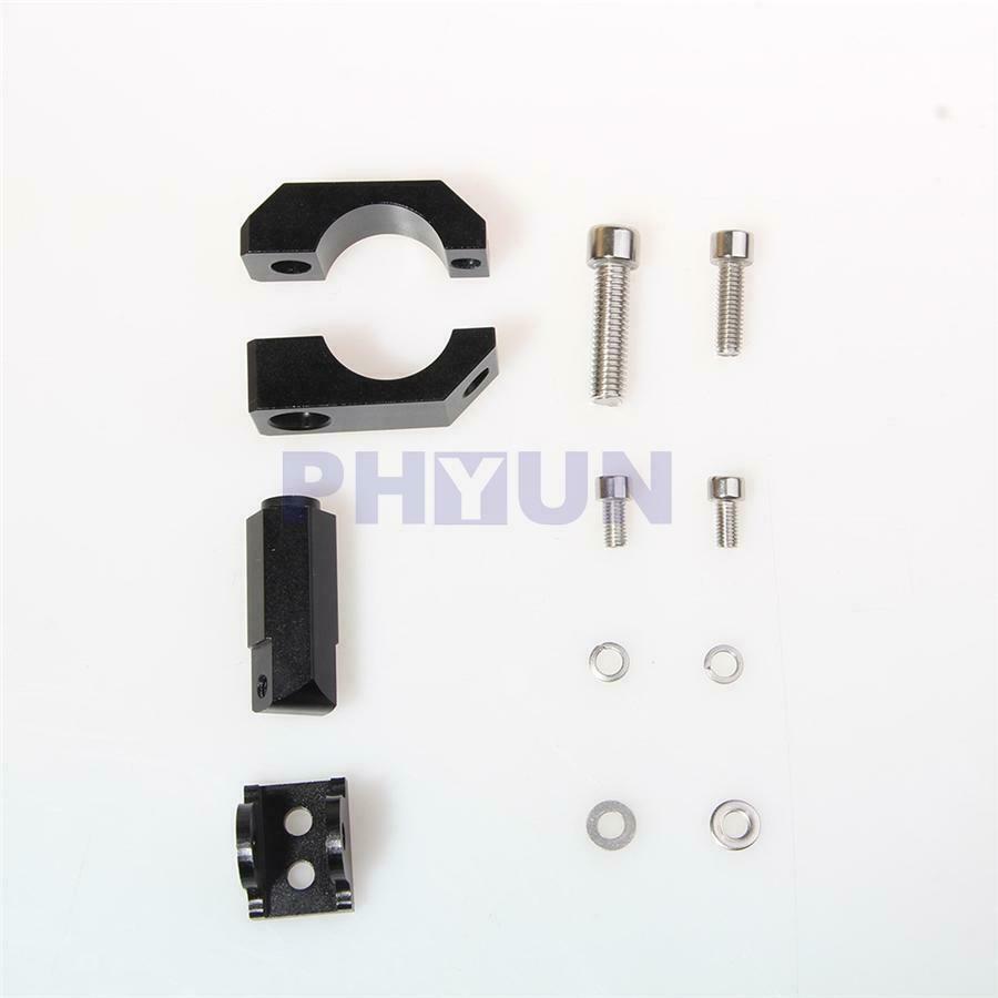 1x CNC Aluminum Black G96 Motorcycle Headlight Bracket For For 20-26mm Fork Tube