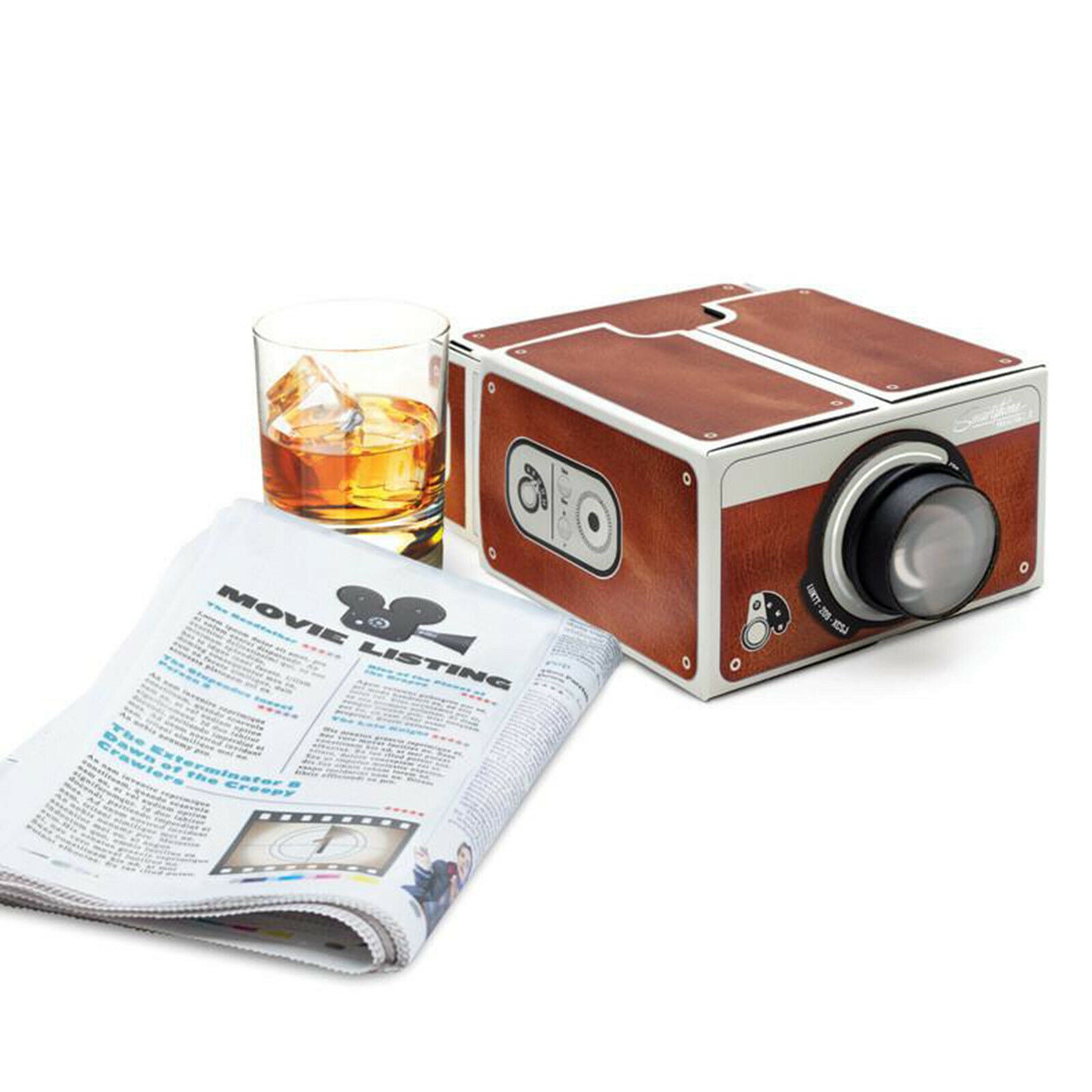 Cardboard Smart Phone Projector TV Screen Amplifier Portable Theater Cinema