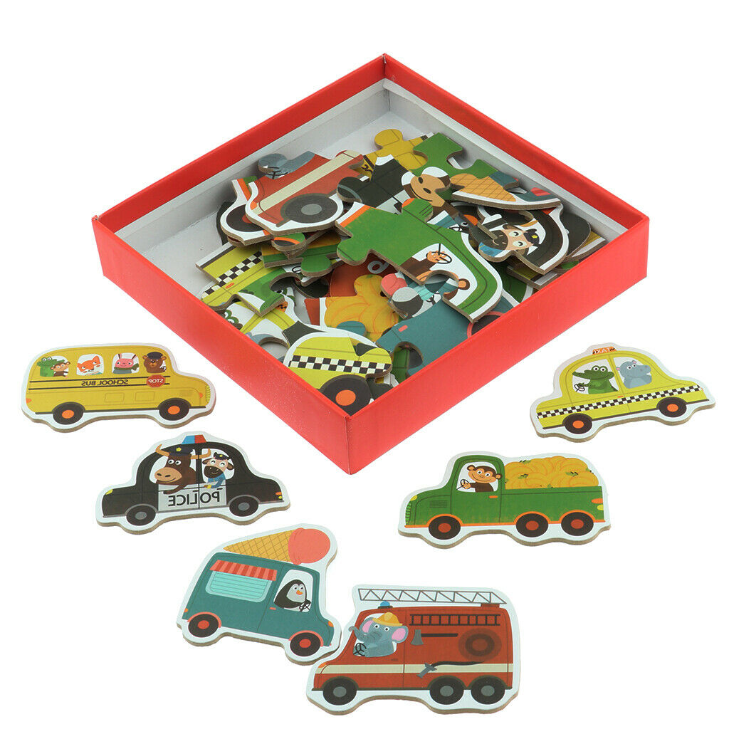 2Set Preschool Kids Puzzles Toddlers Paper Jigsaw Puzzles for Baby Ages