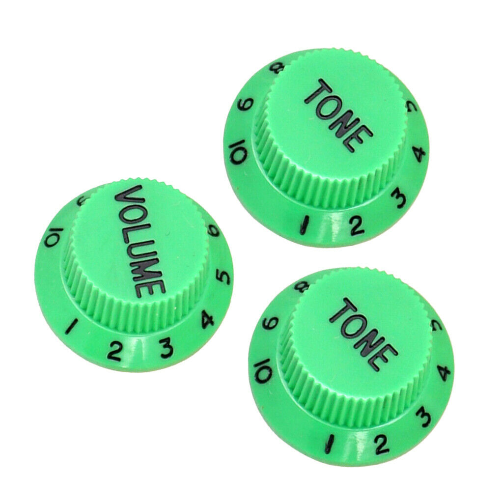 3x Green Guitar Speed Control 1 Volume \u0026 2   For ST