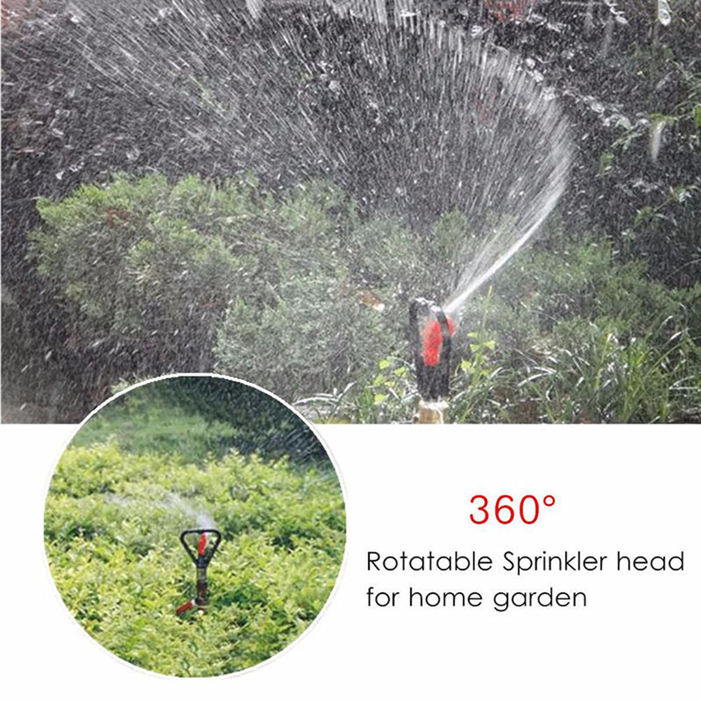 DN15 Yard Garden Lawn Irrigation 360° Rotation Water Sprinkler Head Plast.l8