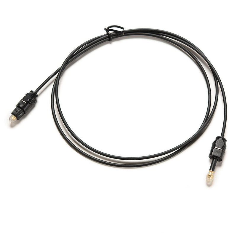 1M 3ft Toslink to Mini Plug 3.5mm Digital Optical SPDIF Audio Cable Optic Fib SJ