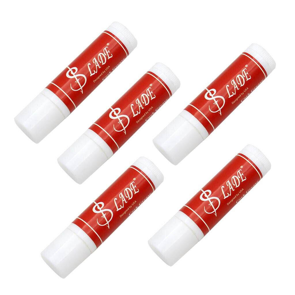 5 Pack Cork Grease for Clarinet Saxophone Flute Oboe Reed Musical Instrument