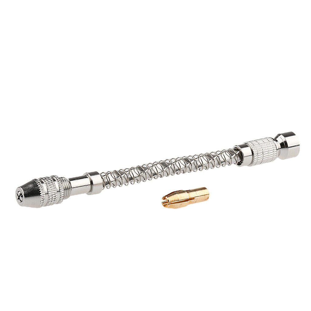 Mini Pin Vise Spiral Hand Push Drill Chuck for Jewelry Tool Micro Twist Bit