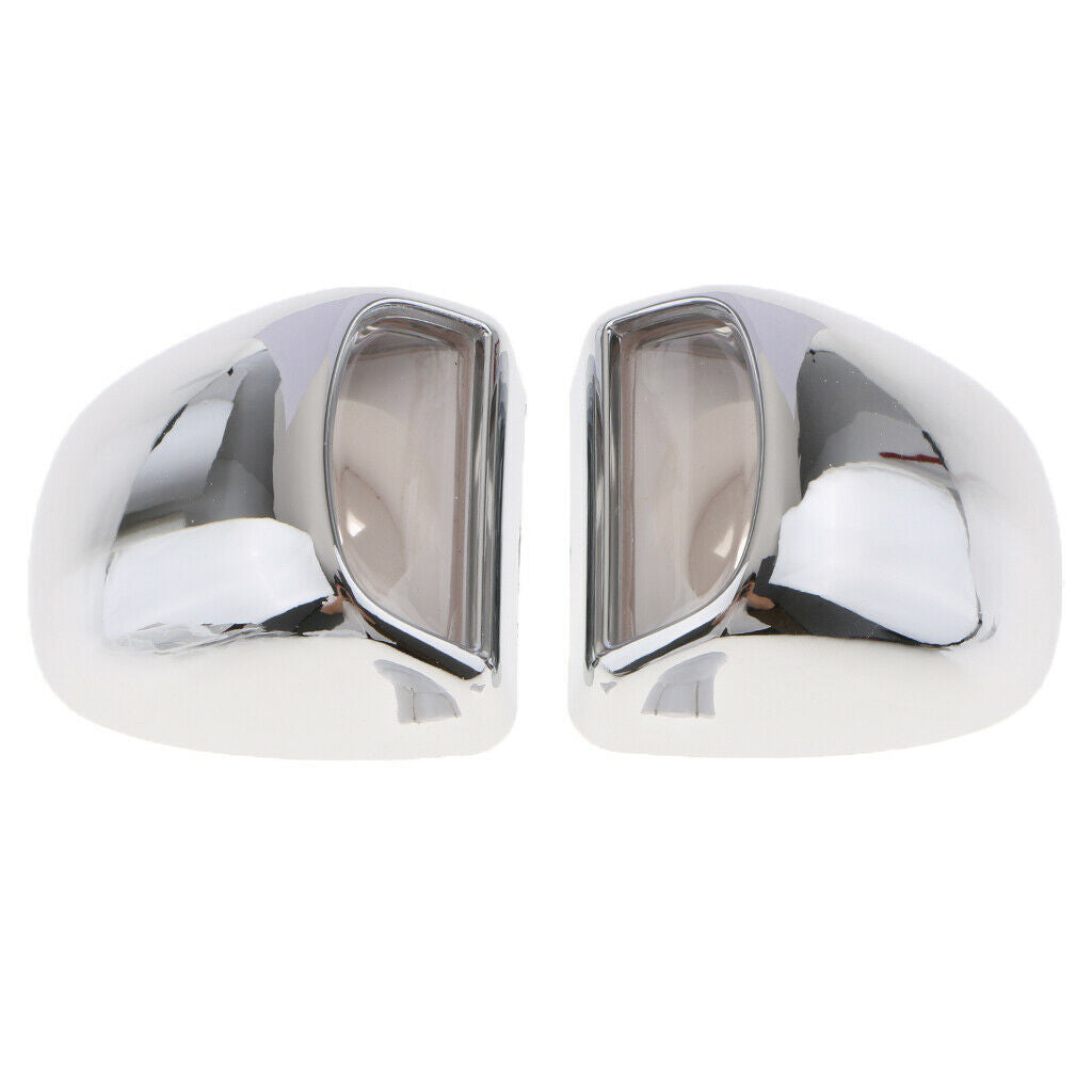 Pair Of Rear Bumpers License Plate Lights Lens Cover Accessories For Cars