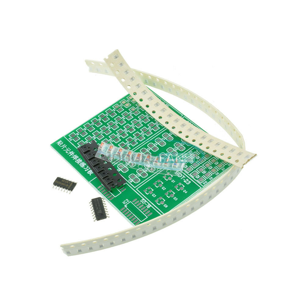 Skill Training SMD SMT Components Practice Board Shield DIY Kit