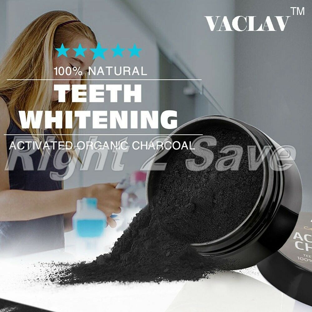 30g Natural Organic Activated Charcoal Powder Teeth Whitening Whitener Oral Care
