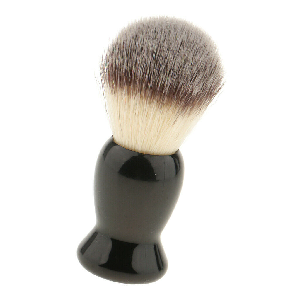 Portable Soft Wet Shaving Brush Salon Barber Shave Tool with ABS Handle Facial