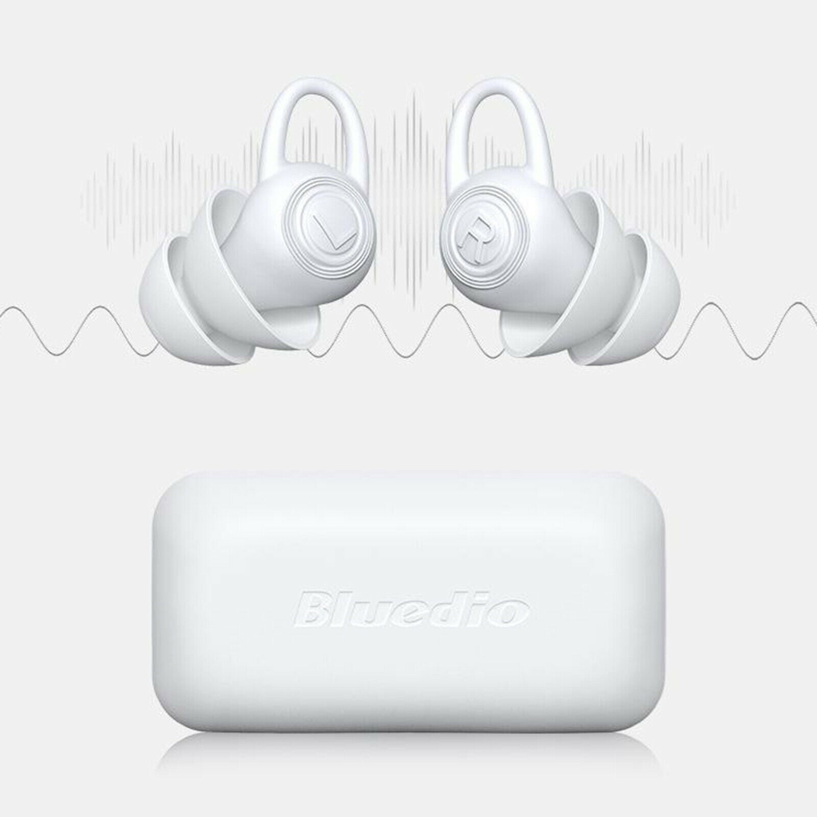 1 Pair of Soft Silicone Ear Plugs in Box Reusable Plugs for Sleep