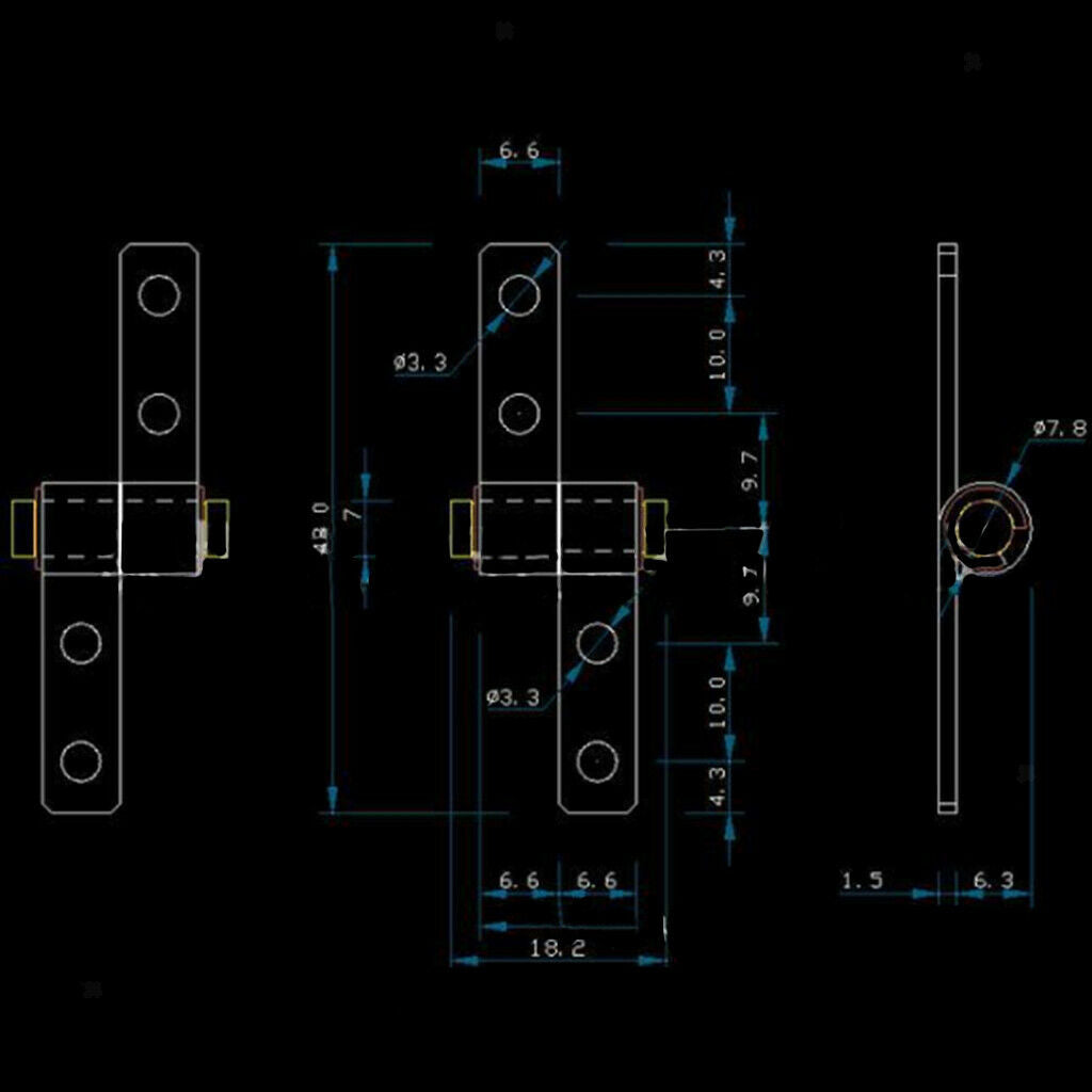 360 Degree Cabinet Hardware Rotation Torque Type Friction Positioning Hinges