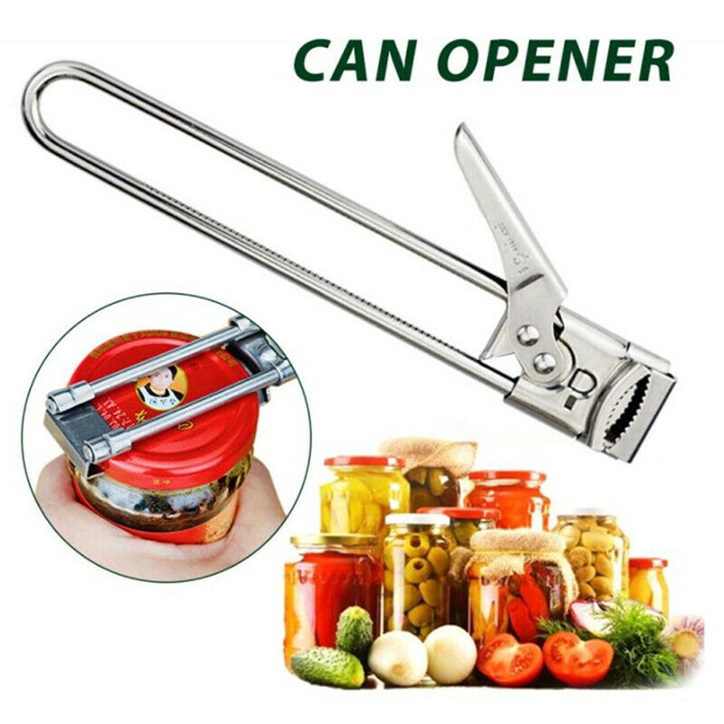 1pc Stainless Steel Adjustable Can Opener Multifunctional Beer Bottle OpenerBDA
