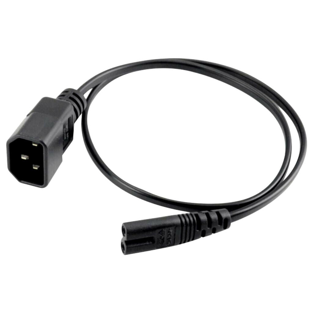 60cm 110~250V IEC 320 C14 to C7 AC Power Extension Cord for Monitor PDU UPS