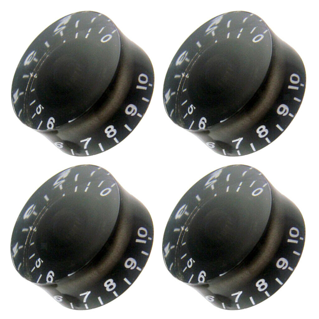 4pcs Guitar Bass Tone Volume Control Knobs for LP Electric Guitar Parts
